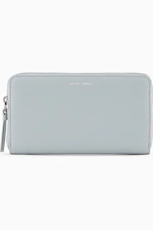Emporio Armani Deer-print MyEA wallet with wrap-around zip