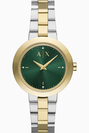 Armani Exchange Two-Hand Two-Tone Stainless Steel Watch