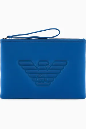 Emporio Armani Essential beachwear pouch with oversized eagle