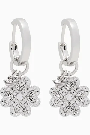 Emporio Armani Sterling Silver Hoop Earrings