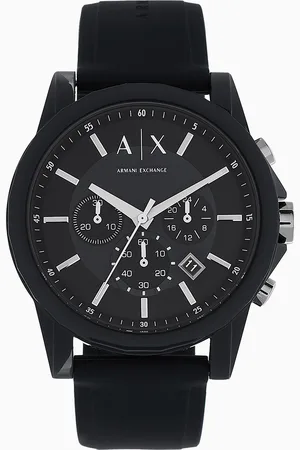 Armani Exchange Chronograph Silicone Watch