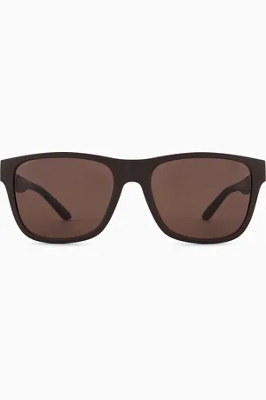 Emporio Armani Men’s Asian-fit square sunglasses