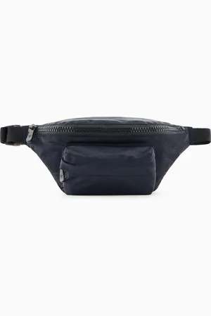 Emporio Armani Nylon belt bag with all-over eagle