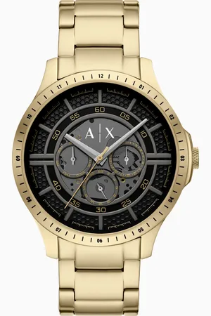 Armani Exchange Multifunction Gold-Tone Stainless Steel Watch