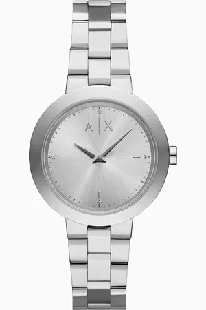 Armani Exchange Three-Hand Stainless Steel Watch