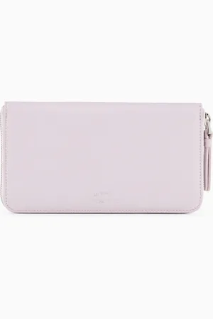 Emporio Armani Deer-print MyEA wallet with wrap-around zip