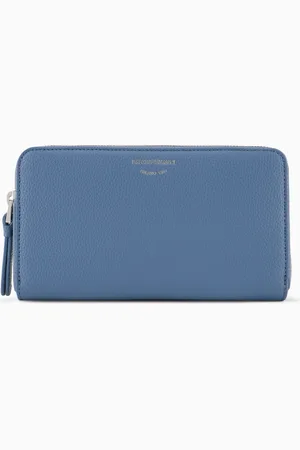 Emporio Armani Deer-print MyEA wallet with wrap-around zip