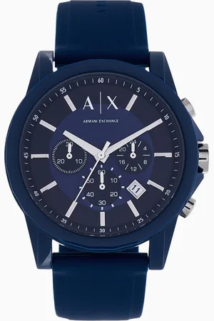 Armani Exchange Chronograph Silicone Watch