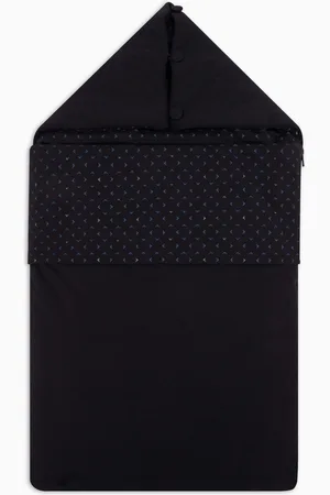 Emporio Armani Sleeping bag with op-art eagle print
