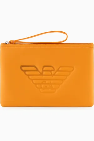 Emporio Armani Essential beachwear pouch with oversized eagle
