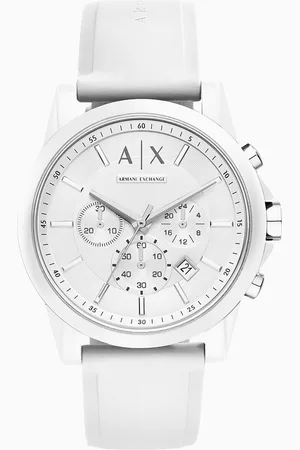 Armani Exchange Chronograph Silicone Watch