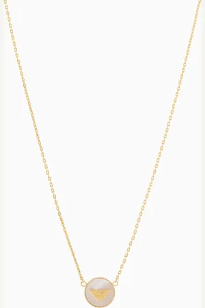 Emporio Armani Gold-Tone Brass Pendant Necklace