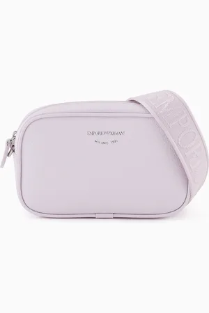 Emporio Armani Deer-print camera case with shoulder strap