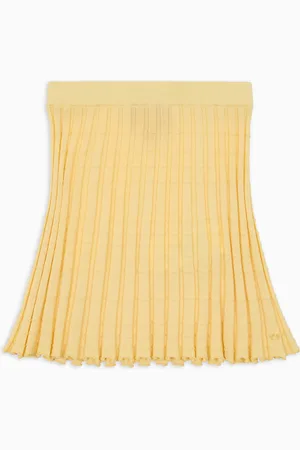 Emporio Armani Pleated-effect knit skirt