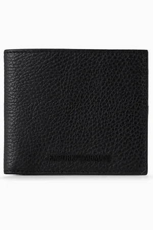 Emporio Armani Tumbled leather wallet