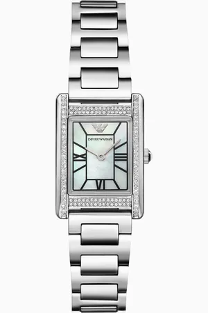 Emporio Armani Two-Hand Stainless Steel Watch