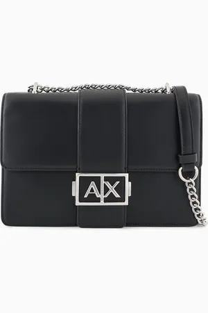 Armani Exchange Shoulder bag with metal logo