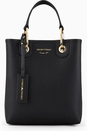 Emporio Armani Deer-print MyEA vertical shopper bag