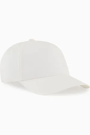 Armani Exchange Cotton visor hat with logo