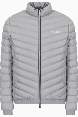 Armani Exchange Double-faced padded jacket with zip