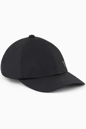 Emporio Armani ASV Nylon baseball cap with eagle plate