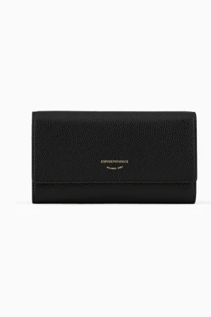 Emporio Armani MyEA wallet with deer-print flap