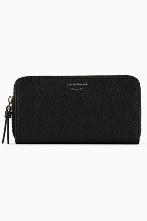 Emporio Armani Deer-print MyEA wallet with wraparound zip