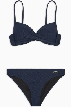 EA7 Costa Smeralda push-up bikini in technical fabric