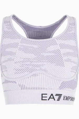 EA7 Dynamic Athlete sports bra in VIGOR7 technical fabric