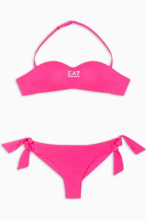 EA7 Logo bandeau bikini
