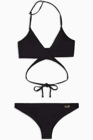 EA7 Asymmetric technical fabric bikini