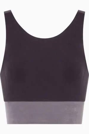 EA7 Sporty Forever stretch cupro sports bra