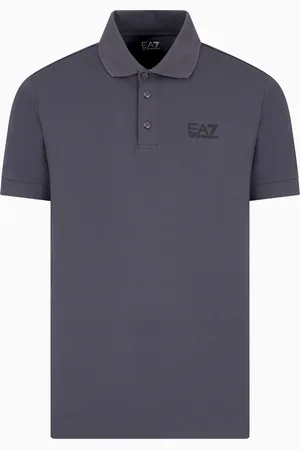 EA7 Core Identity stretch-cotton polo shirt