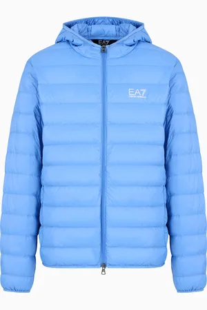 EA7 Core Identity packable down jacket with hood