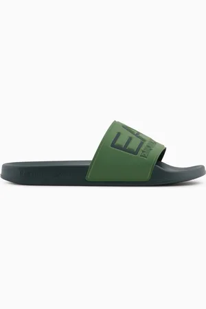 EA7 Slides with oversized logo