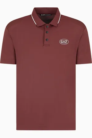 EA7 Golf Pro polo shirt in VENTUS7 technical fabric