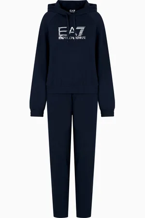 EA7 Cotton and modal blend tracksuit