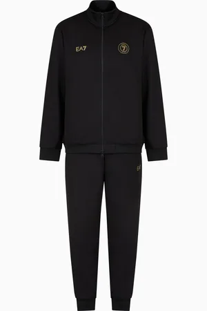 EA7 Soccer stretch-twill tracksuit