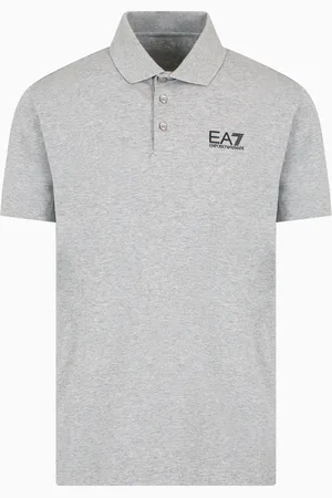 EA7 Core Identity stretch-cotton polo shirt