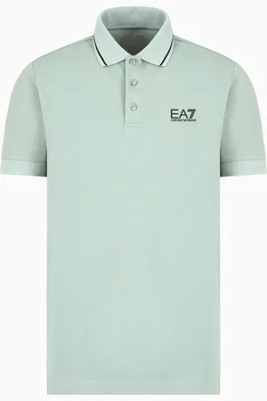 EA7 Core Identity stretch-cotton piqu?? polo shirt
