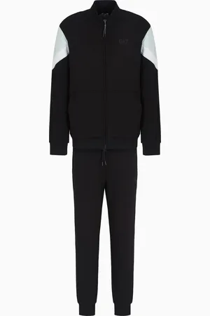 EA7 7 Lines cotton jersey tracksuit