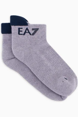 EA7 Tennis Pro cotton-blend ankle socks