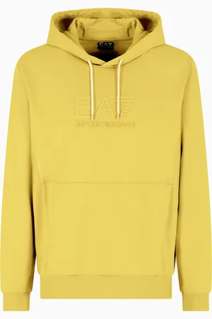 EA7 Cotton hooded Visibility sweatshirt