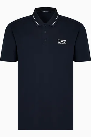 EA7 Tennis Club stretch cotton piqu?? polo shirt