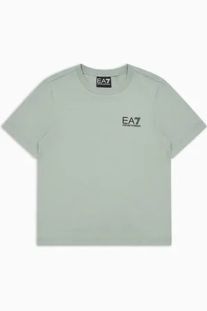 EA7 Core Identity Boy cotton crew-neck T-shirt