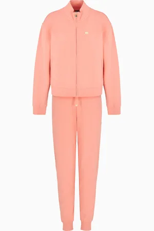 EA7 Core Lady stretch-cotton tracksuit
