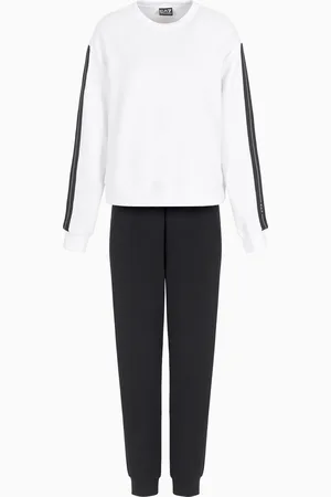 EA7 Logo Series stretch modal blend tracksuit