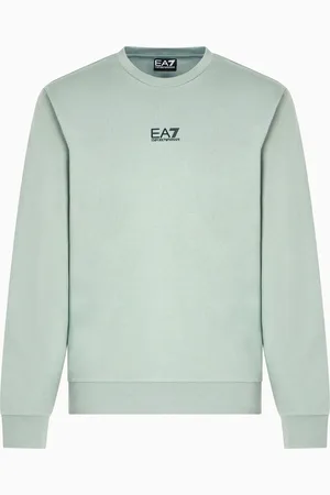 EA7 Core Identity cotton crew-neck sweatshirt
