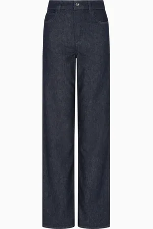 Emporio Armani J4B Mid/high-rise straight-leg jeans in 11.5-oz denim