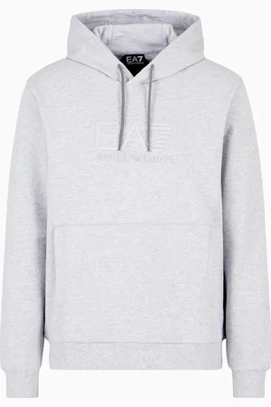 EA7 Cotton hooded Visibility sweatshirt